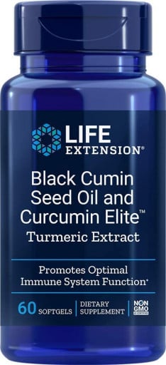 Black Cumin Seed Oil with Curcumin Elite™ Turmeric Extract (60)