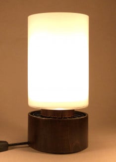 Døgnlampe - Solskinn på flaske (valnøtt)
